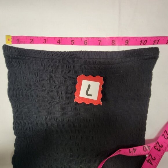 Strapless Black Jumpsuit Wide Leg Jumpsuit - Size S, M, L - NEW ! - Picture 11 of 12